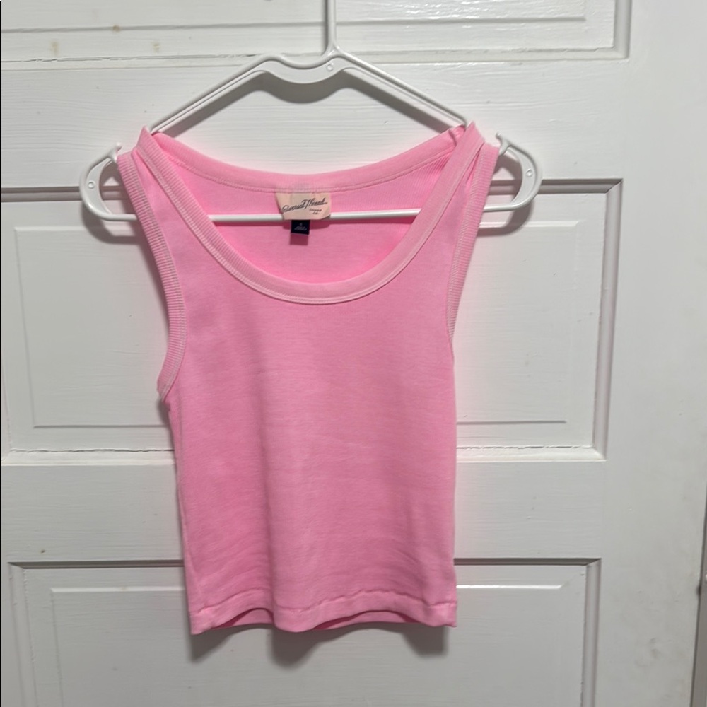 Universal Thread Pink Sleeveless Fitted Tank